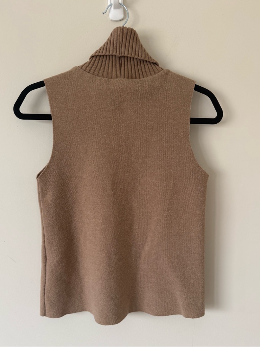 75. | Zara | Sleeveless Turtleneck Sweater - Picture 2 of 4
